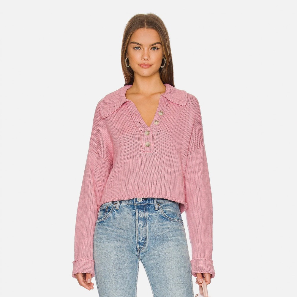 Show me your Mumu Pink Crop Sweater